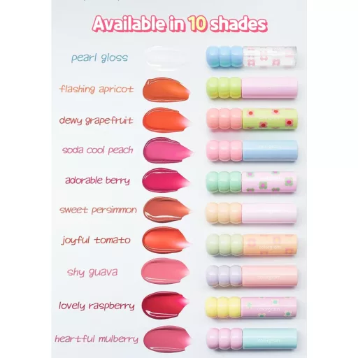 COLORGRAM Fruity Glass Ajak Tint #05 Sweet Persimmon