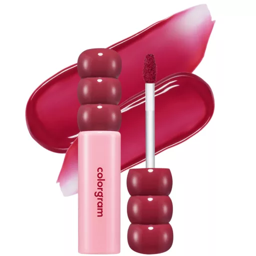 COLORGRAM Fruity Glass Ajak Tint #18 Cherry Villain (Red Bomb Collection)