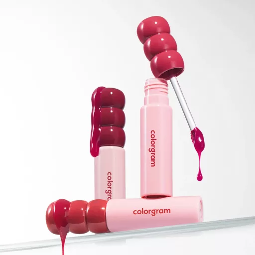 COLORGRAM Fruity Glass Ajak Tint #18 Cherry Villain (Red Bomb Collection)