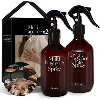   HETRAS Multi Fragrance Life Spray Textilparfüm - Hotel Wood 300mlx2db