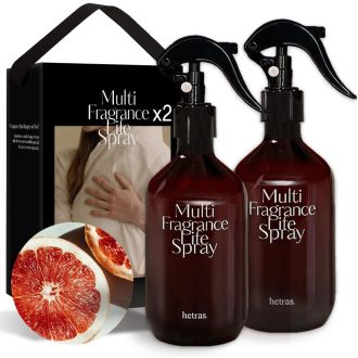   HETRAS Multi Fragrance Life Spray Textilparfüm - Grapefruit 300mlx2db