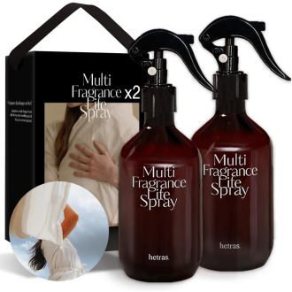   HETRAS Multi Fragrance Life Spray Textilparfüm - Pure Laundry 300mlx2db
