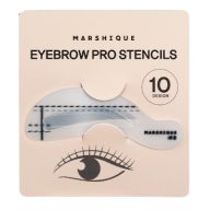 MARSHIQUE Eyebrow Pro Szemöldökstencil 10db