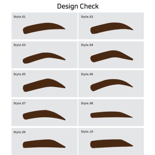 MARSHIQUE Eyebrow Pro Szemöldökstencil 10db