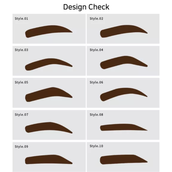 Marshique Eyebrow Pro Szemöldökstencil 10db