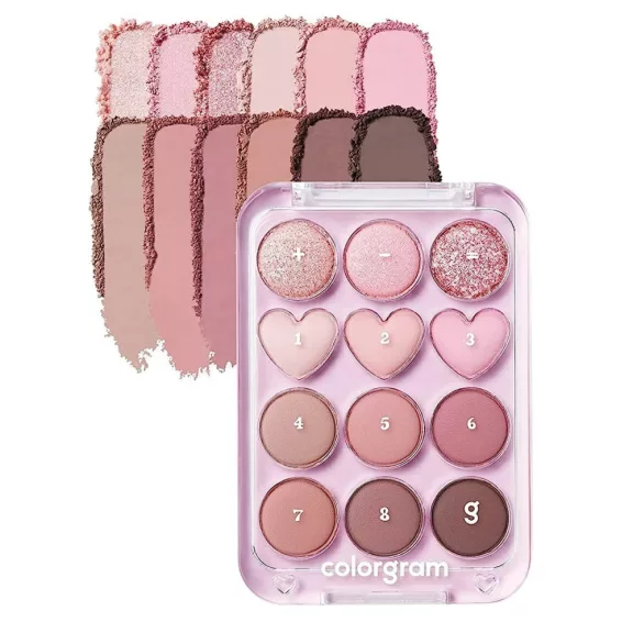 Colorgram Pin Point Szemhéjfesték Paletta #02 Pink + Mauve