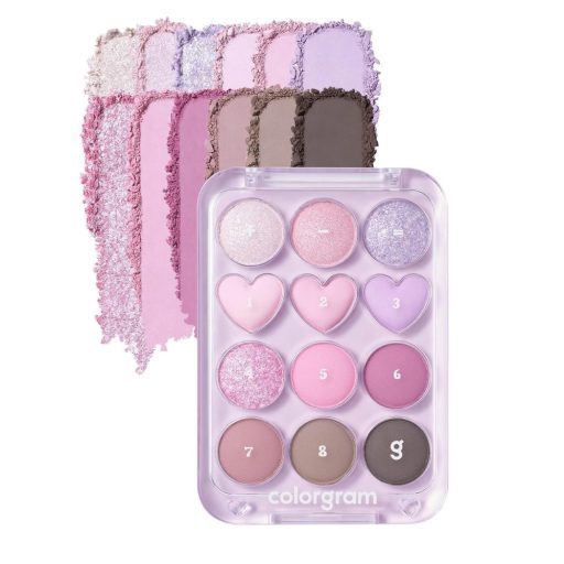 COLORGRAM Pin Point Szemhéjfesték Paletta #03 Pink + Lavender