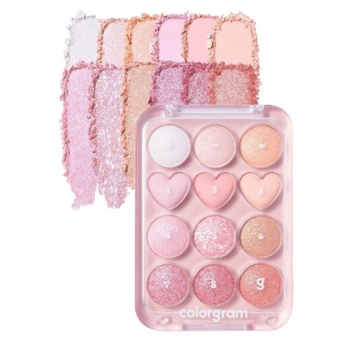 COLORGRAM Pin Point Szemhéjfesték Paletta #04 Bright + Cool