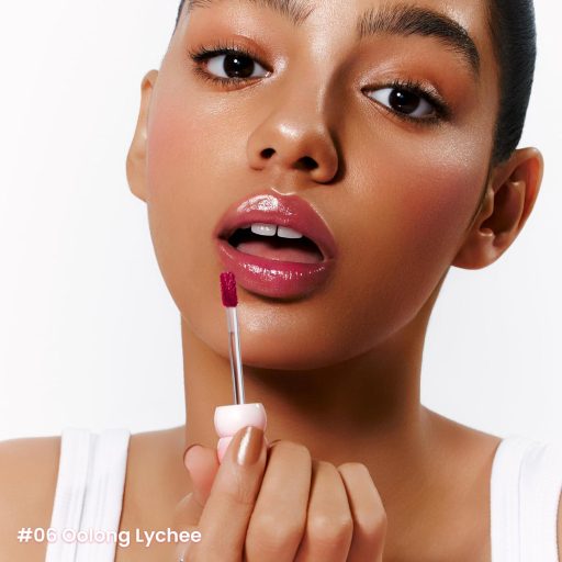 COLORGRAM Fruity Glass Lip Tint Milk Szájfény #06 Oolong Lychee