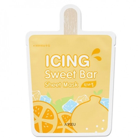 APIEU Icing Sweet Bar Arcmaszk - Hanrabong Mandarin (világosító) 21g