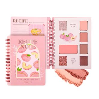   CORINGCO Recipe Note Szemhéjfesték Paletta #01 Flat Peach Pie