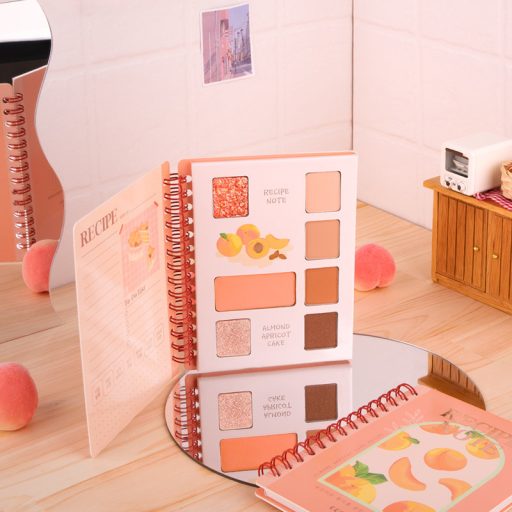 CORINGCO Recipe Note Szemhéjfesték Paletta #02 Almond Apricot Cake