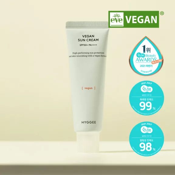 Hyggee Vegan Sun Fényvédő Krém 50ml (SPF50+ PA++++)