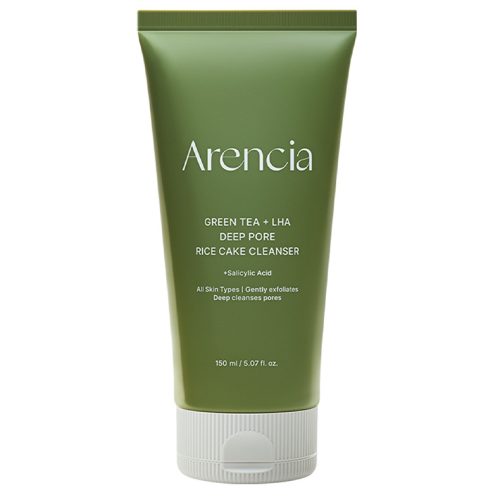 Arencia Green Tea + LHA Deep Pore Rice Cake Arctisztító Hab 150g