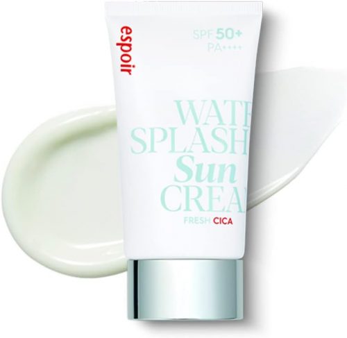 ESPOIR Water Splash Fresh Cica Tone-Up Fényvédő Krém 60ml (SPF50+ PA++++)