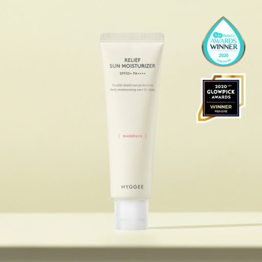 HYGGEE Relief Sun Moisturizer Fényvédő Krém 50ml (SPF50+ PA++++)