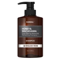   Kundal Honey & Macadamia Natural Sampon - English Rose illat 500ml