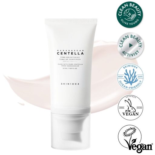 SKIN1004 Tone Brightening Tone-Up Fényvédő Szérum 50ml (SPF50+ PA++++ )