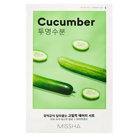 MISSHA Airy Fit Arcmaszk - Cucumber (Uborka) 19g