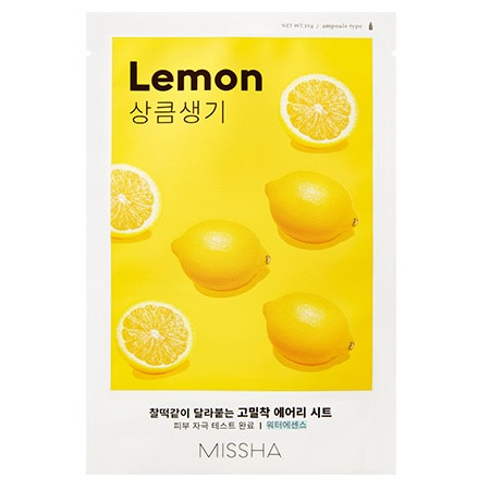 MISSHA Airy Fit Arcmaszk - Lemon (Citrom) 19g