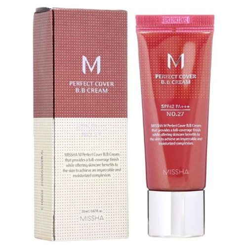 MISSHA M Perfect Cover BB Krém #27 Honey Beige mini 20ml (SPF42 PA+++)