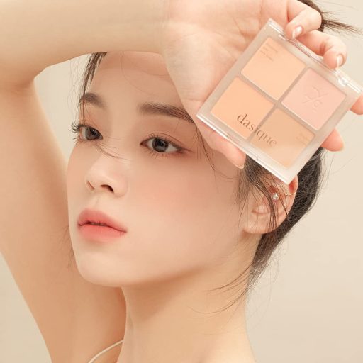 DASIQUE Blending Mood Cheek Arcpirosító Paletta #01 Warm Blending (Tea Blending Edition)