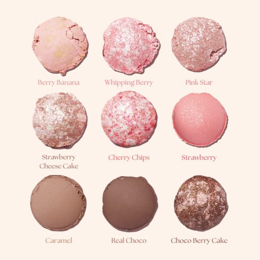 DASIQUE Shadow Szemhéjfesték Paletta #19 Candy Berry (Ice Cream Collection)