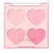 DASIQUE Blending Mood Cheek Arcpirosító Paletta #14 Love Heart (Sweet Heart Collection)