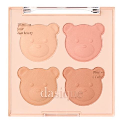 DASIQUE Blending Mood Cheek Arcpirosító Paletta #16 Brown Bear (My Bear Collection)