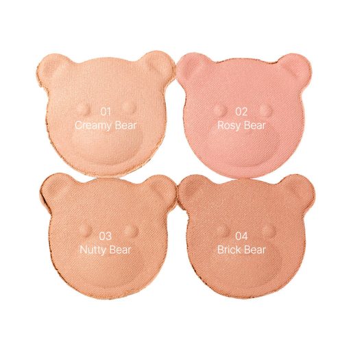 DASIQUE Blending Mood Cheek Arcpirosító Paletta #16 Brown Bear (My Bear Collection)