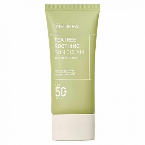 MEDIHEAL Teatree Soothing Fényvédő Krém 50ml (SPF50+ PA++++)