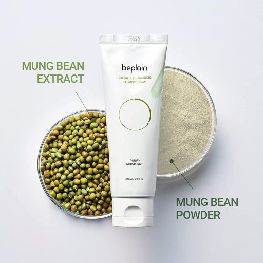 BEPLAIN Mung Bean Ph-balanced Arctisztító Hab 80ml
