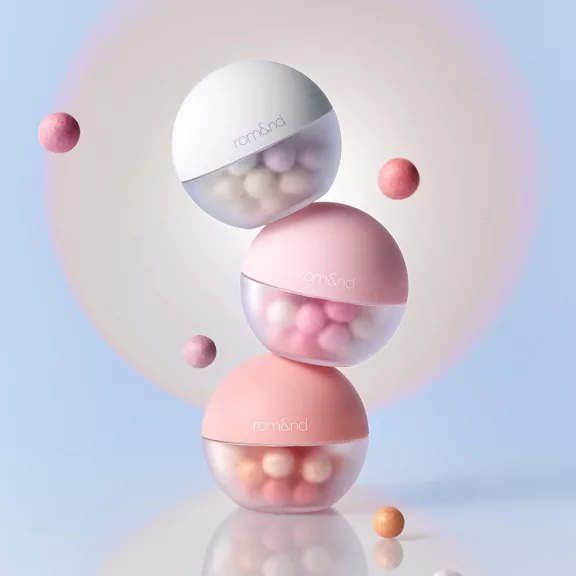 Rom&nd Sheer Powder Pearls Highlighter Púdergyöngyök 01 Gleamy Veil 15g