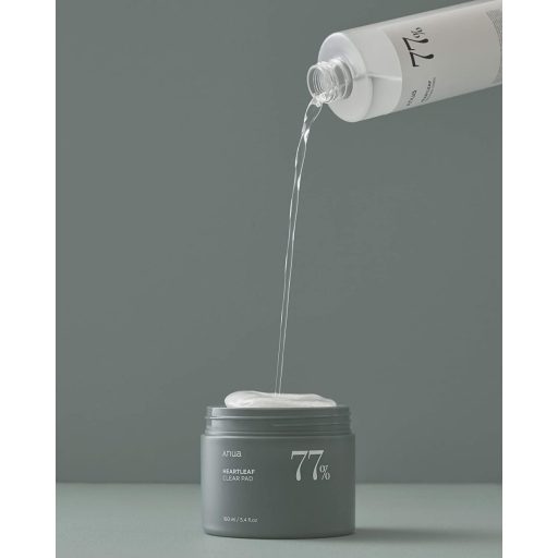 Anua Heartleaf 77% Clear Hidratáló Arctonik Korongok 160ml (70db)