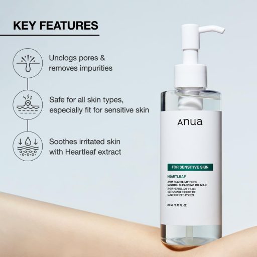Anua Heartleaf Pore Control Mild Arctisztító Olaj 200ml