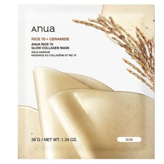 Anua Rice 70 Glow Collagen Gél Arcmaszk 38g