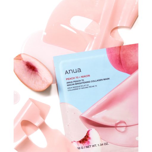 Anua Peach 70 Niacin Brightening Collagen Gel Arcmaszk 38g