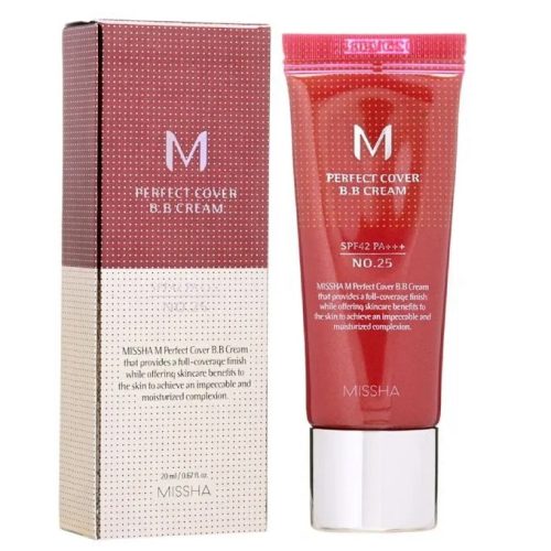 MISSHA M Perfect Cover BB Krém #25 Warm Beige mini 20ml (SPF42 PA+++)