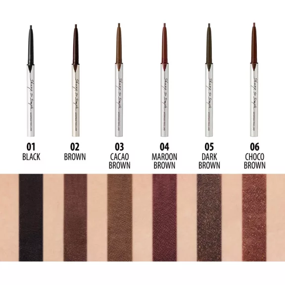 Clio Sharp So Simple Waterproof Szemceruza #04 Dark Brown