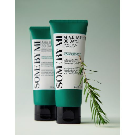 SOME BY MI AHA-BHA-PHA 30 Days Miracle Acne Clear Arctisztító Hab 100ml