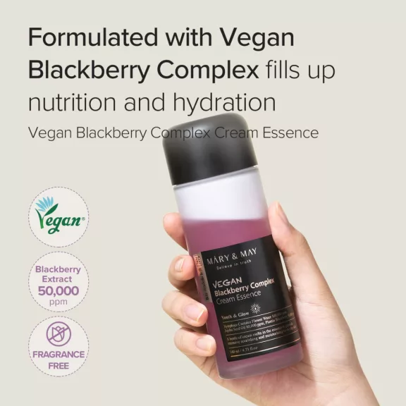 Mary & May Vegan Blackberry Complex Krém Esszencia 140ml