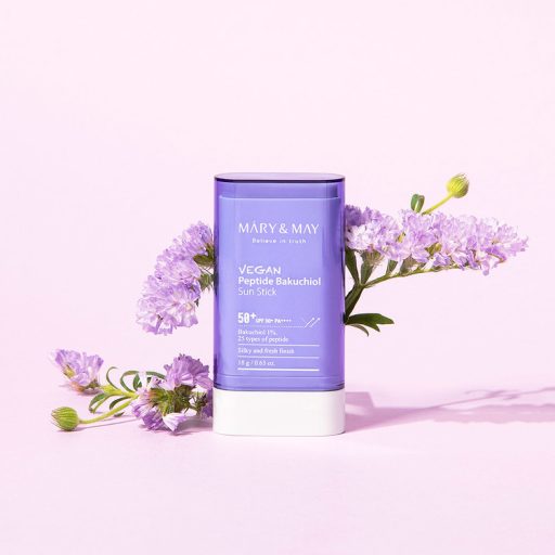 MARY & MAY Vegan Peptide Bakuchiol Fényvédő Stick 18g (SPF50+ PA++++)