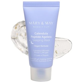   MARY & MAY Calendula Peptide Ageless Éjszakai Arcmaszk mini 30g