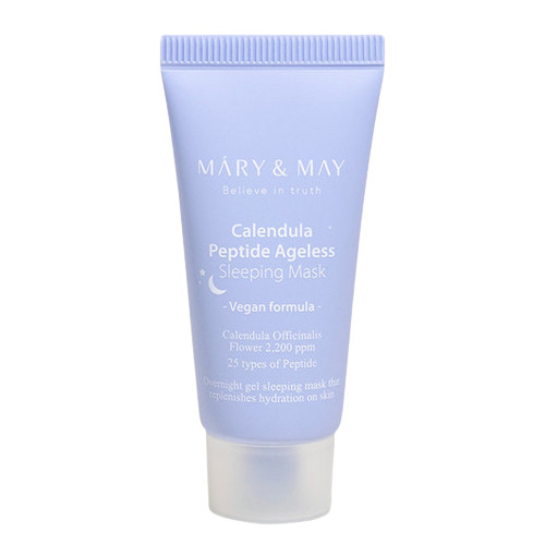 MARY & MAY Calendula Peptide Ageless Sleeping Mask mini 30g