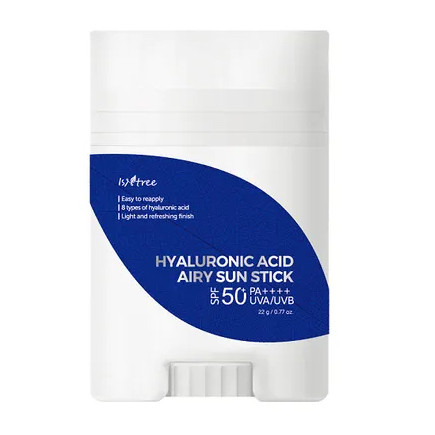 ISNTREE Hyaluronic Acid Airy Sun Fényvédő Stick 22g (SPF50+ PA++++)