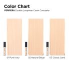 PERIPERA Double Longwear Cover Concealer 01W Pure Ivory