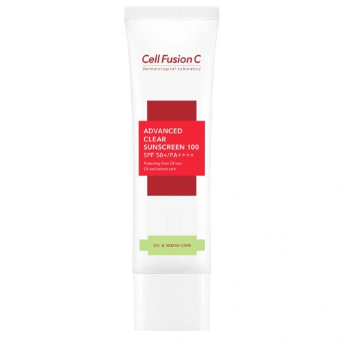 CELL FUSION C Advanced Clear Sunscreen 100 Fényvédő Krém 50ml (SPF50+ PA++++)