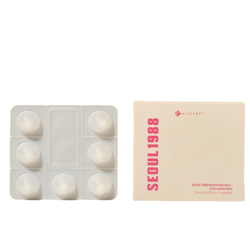 KSECRET SEOUL 1988 Boosting Ball: Collagen 100% (kollagén golyók) 35mgx7db
