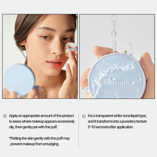 PARNELL Glacial Biome Water No-Sebum Mattító Cushion 10g