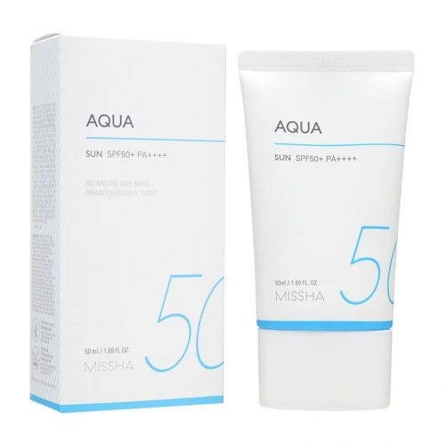 MISSHA All Around Safe Block Fényvédő Gél - Aqua 50ml (SPF50+ PA++++) (2022)